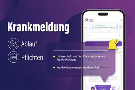 Hinweise zur Krankmeldung – Max.